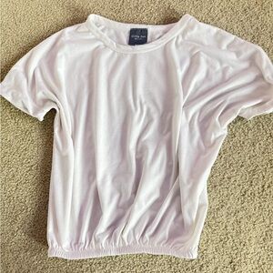 White Short Sleeve Top